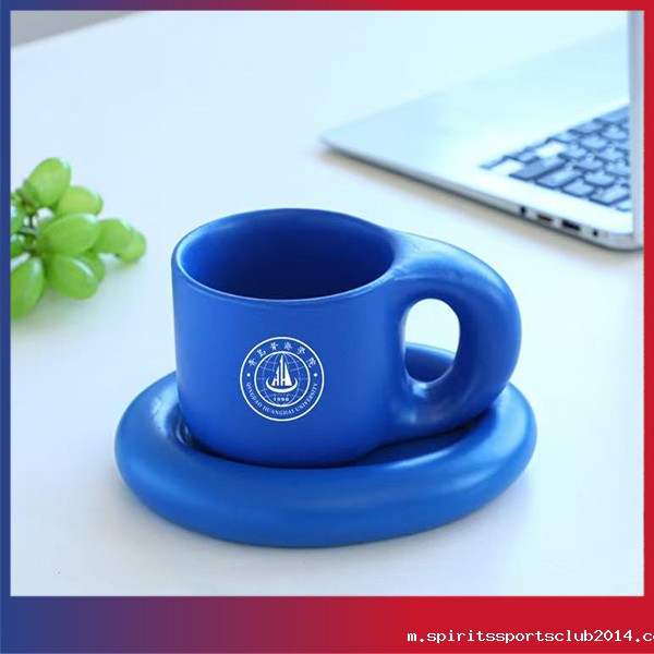 taptap点点手机网版文创纪念品——黄海克莱因蓝可爱胖胖陶瓷杯
